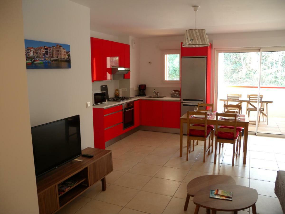 Hendaye- T2 3*-Wifi-350M Plage-Terrasse-Garage Exterior photo